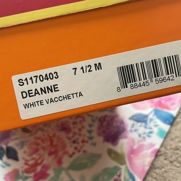 Kate Spade Deanna white vacchetta wedges - Picture 12 of 12
